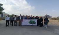 گزارش تصویری از آیین کاشت در پردیس دانشگاه علوم پزشکی